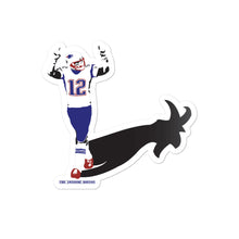 Tom Brady Goat Shadow Sticker