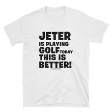 Boston Red Sox 2004 World Series Parade Jeter Golfing throwback shirt