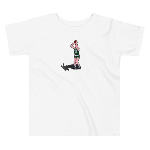 Larry Bird Goat Boston Celtics Toddler T Shirt