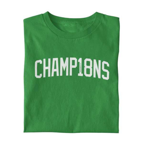 Boston Celtics NBA Champions basketball championship CHAMP18NS t shirt