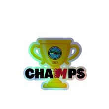 Flames Champs Holographic stickers
