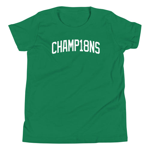 youth boston celtics CHAMP18NSHIP t shirt