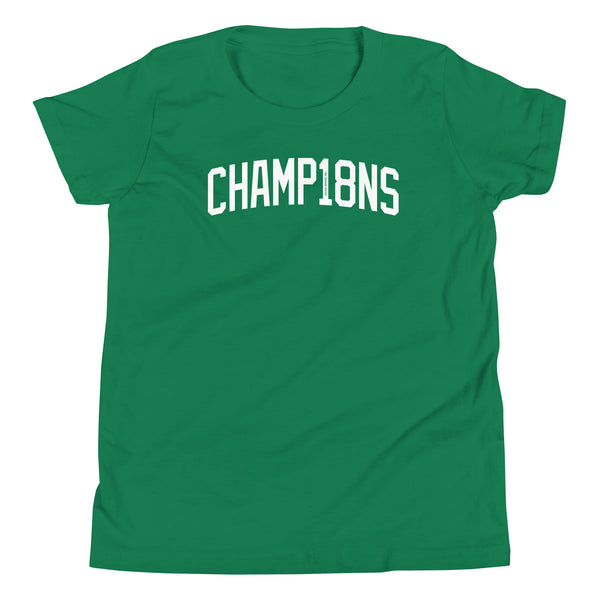 youth boston celtics CHAMP18NSHIP t shirt