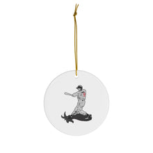 Ted Williams Goat Ceramic Ornament