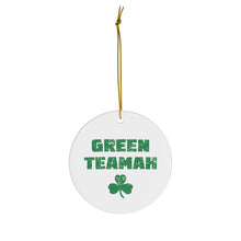 Green Teamah Ceramic Ornament