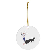 The GOAT Shadow Tom Brady Ceramic Ornament