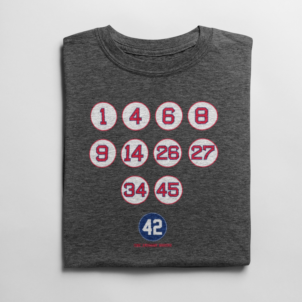 Sox Retired Numbers Sticker for Sale by cocreations