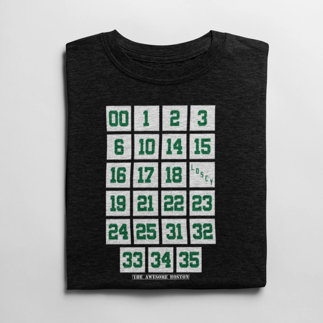 Retired Numbers - Celtics T-shirt by pkfortyseven #Aff , #Aff