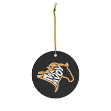 McAvoy Black Stallion Horse Ceramic Ornament