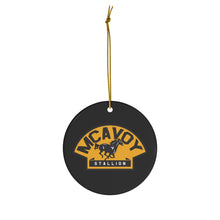 Charlie McAvoy Stallion Hockey Ceramic Ornament