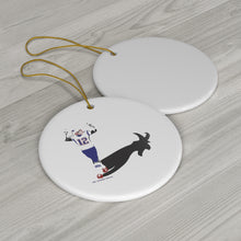 The GOAT Shadow Tom Brady Ceramic Ornament