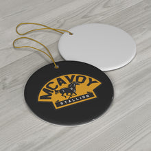 Charlie McAvoy Stallion Hockey Ceramic Ornament