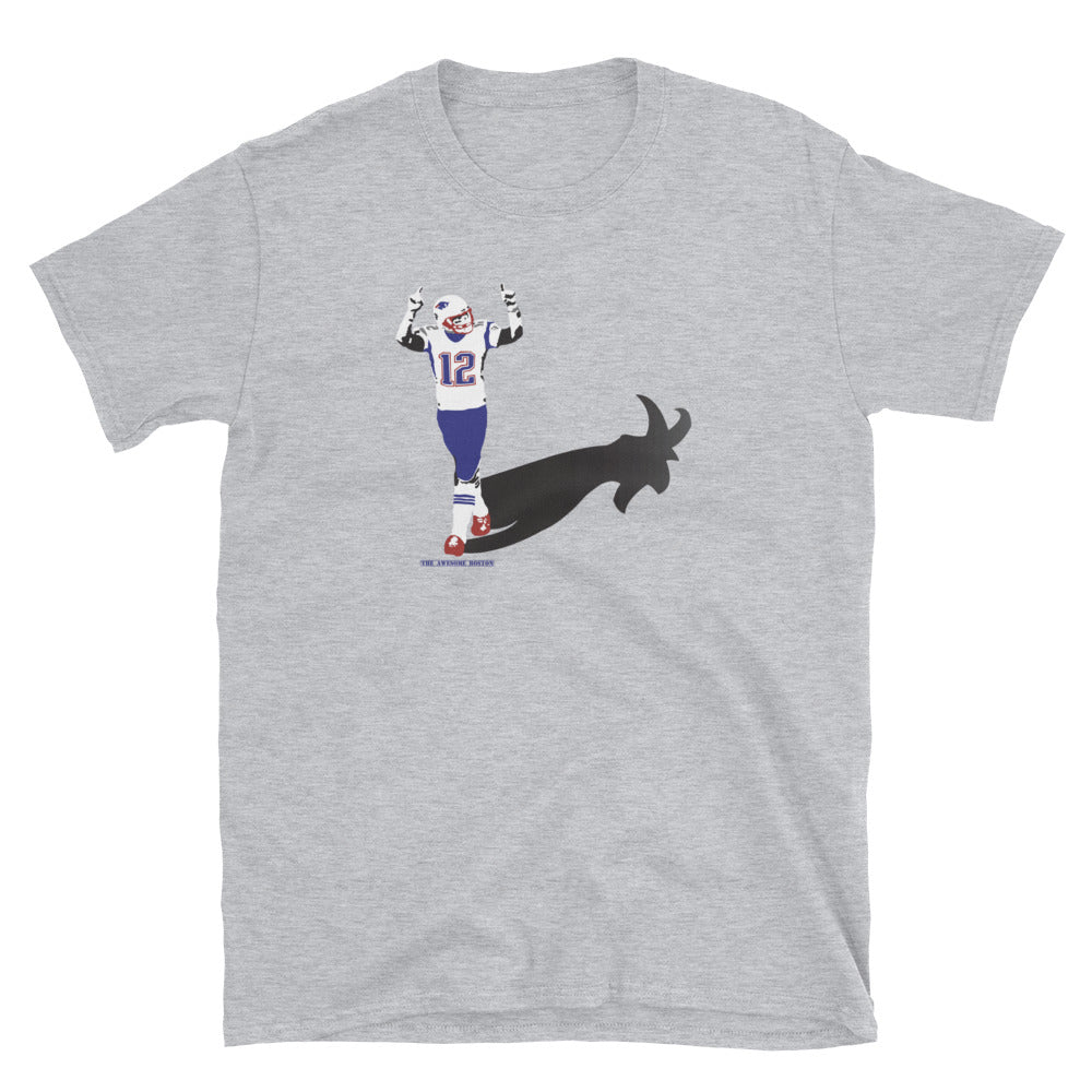 3 Colors Available The Goat Shadow Tom Brady T Shirt