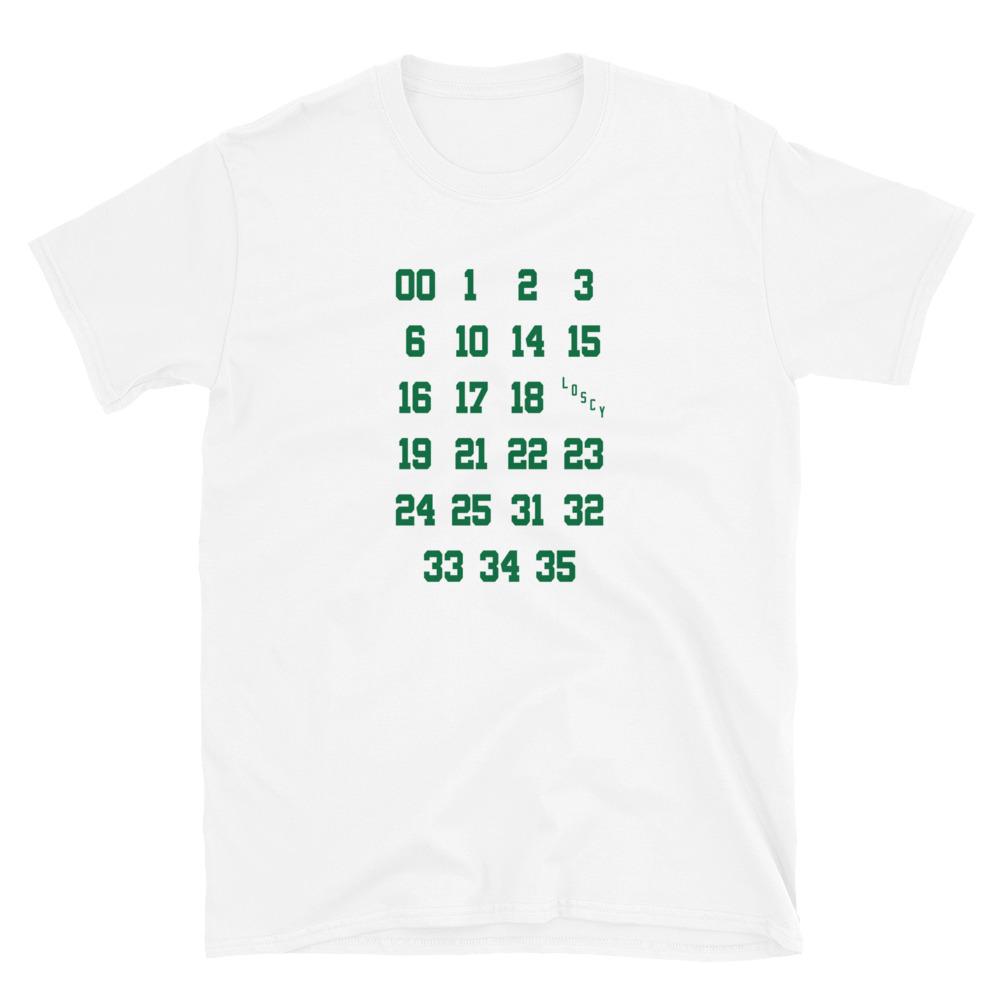 Retired Numbers Boston Celtics shirt - Online Shoping