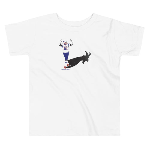 The GOAT Shadow Tom Brady Toddler T Shirt