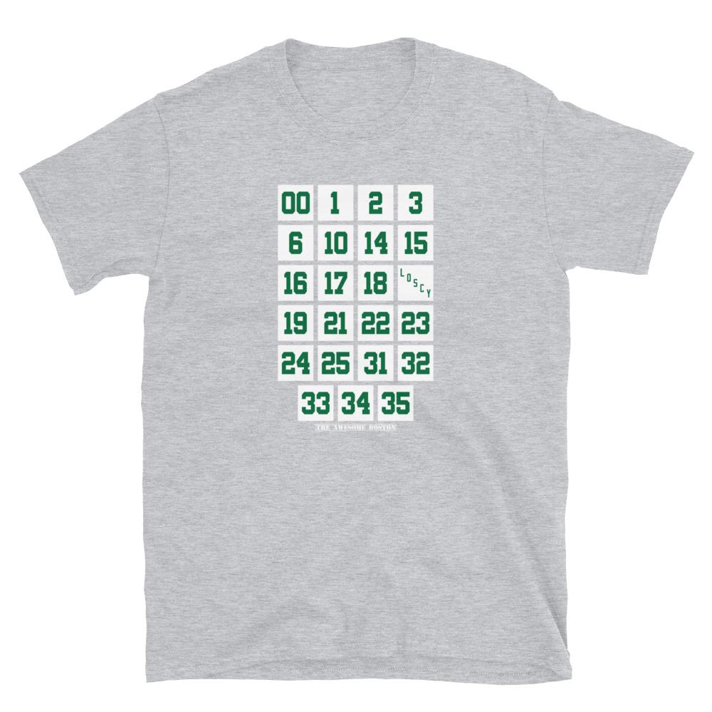 Retired Numbers Boston Celtics shirt