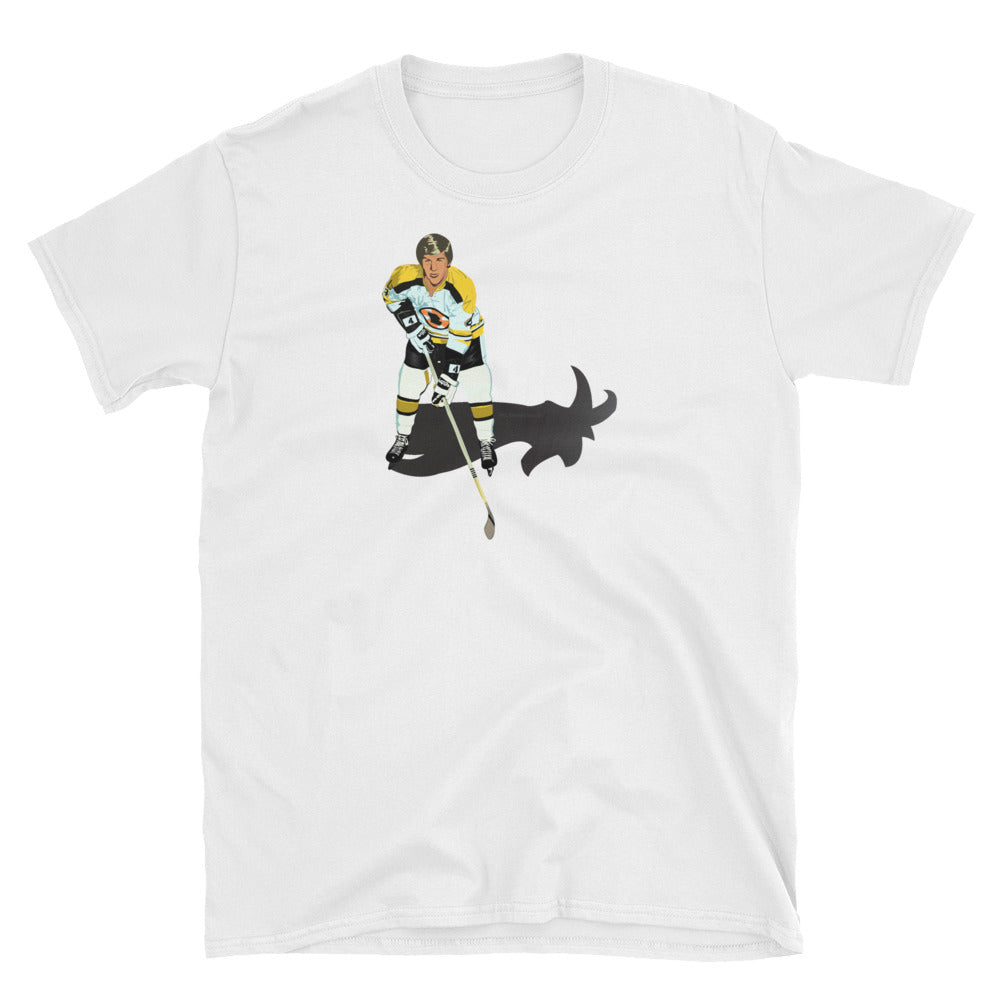 Boston Bruins Bobby Orr THE GOAL Printed T Shirt sz S - XXL NEW