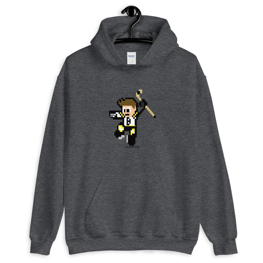 8 Bit Boston Hockey Hooded Sweatshirt | The Awesome Boston