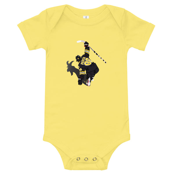 Boston Bruins Pasta GOAT Baby Infant Bodysuit