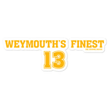 Charlie Coyle Weymouth's Finest Sticker