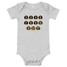 Boston Bruins Retired Numbers Baby Infant Bodysuit