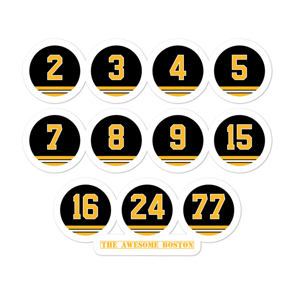 Boston bruins retired sales jerseys