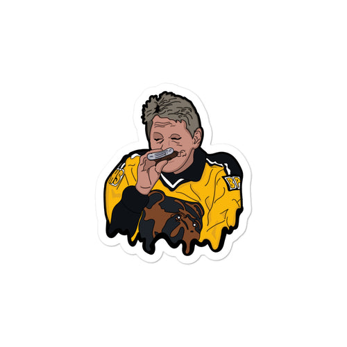 Iconic Boston Bruins Flask Drinker Sticker