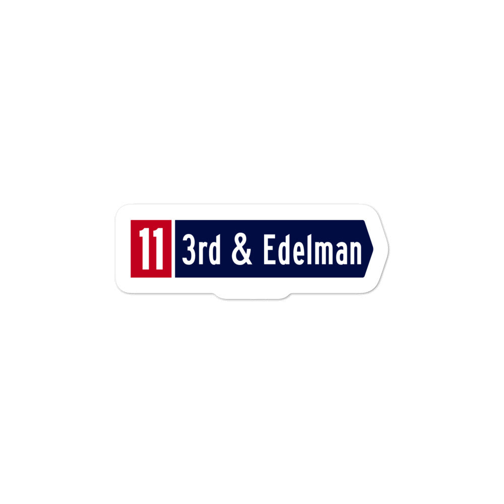 3rd & Edelman Sticker