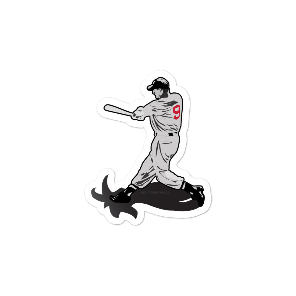 Ted Williams Goat Red Sox Sticker