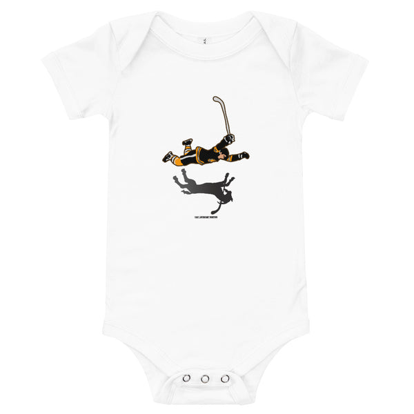 Boston Bruins Bobby Orr The Goal Goat Baby Infant Bodysuit