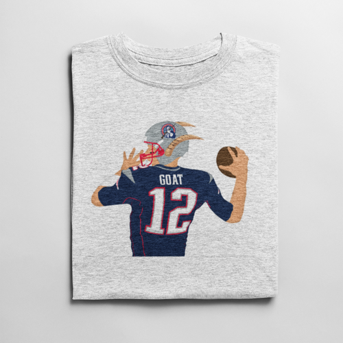 tom brady goat shirt