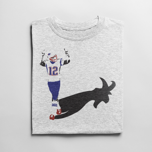 tom brady goat shadow shirt